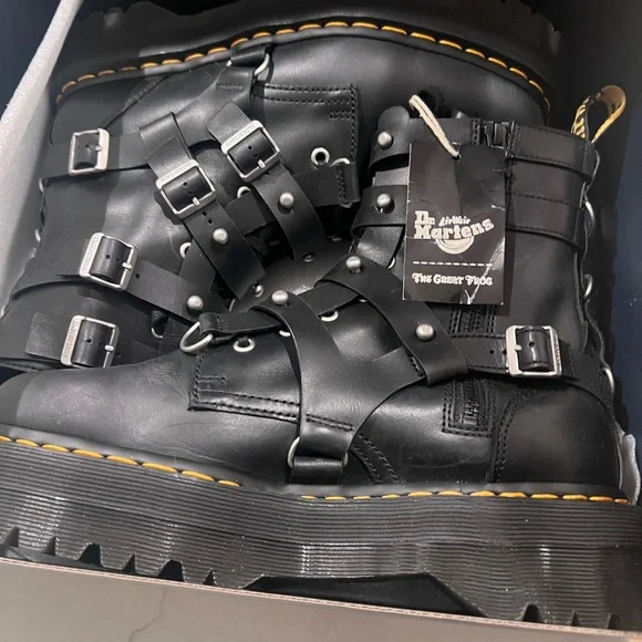Dr. Martens x The Great Frog London Jadon harness black leather